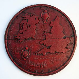 The Commonwealth - Obverse in Red -  2nd Great Seal.