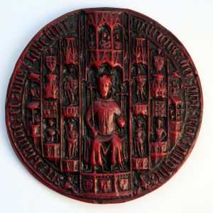 King Henry VI - Obverse in Red - Great seal.