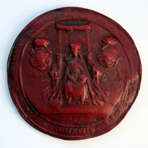 Queen Mary - Obverse in Red - Great Seal.